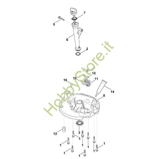 Picture of K - Sistema di lubrificazione, coppa dell'olio XT-675 (XT675-3069)